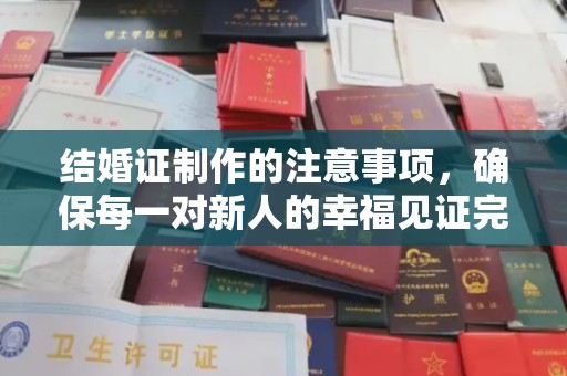 阳曲结婚证制作的注意事项，确保每一对新人的幸福见证完美无瑕
